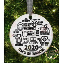 Load image into Gallery viewer, Covid Christmas Ornament 2020
