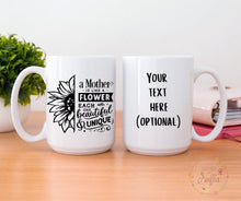 Load image into Gallery viewer, First mothers day| Mothers day gift from daughter regular coffee mug| Mothers day mug flower| Mothers day gift from son| Tea mug for mom day
