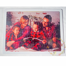 Load image into Gallery viewer, Custom 60 piece wooden puzzle. Upload a photo for a personalized puzzle.
